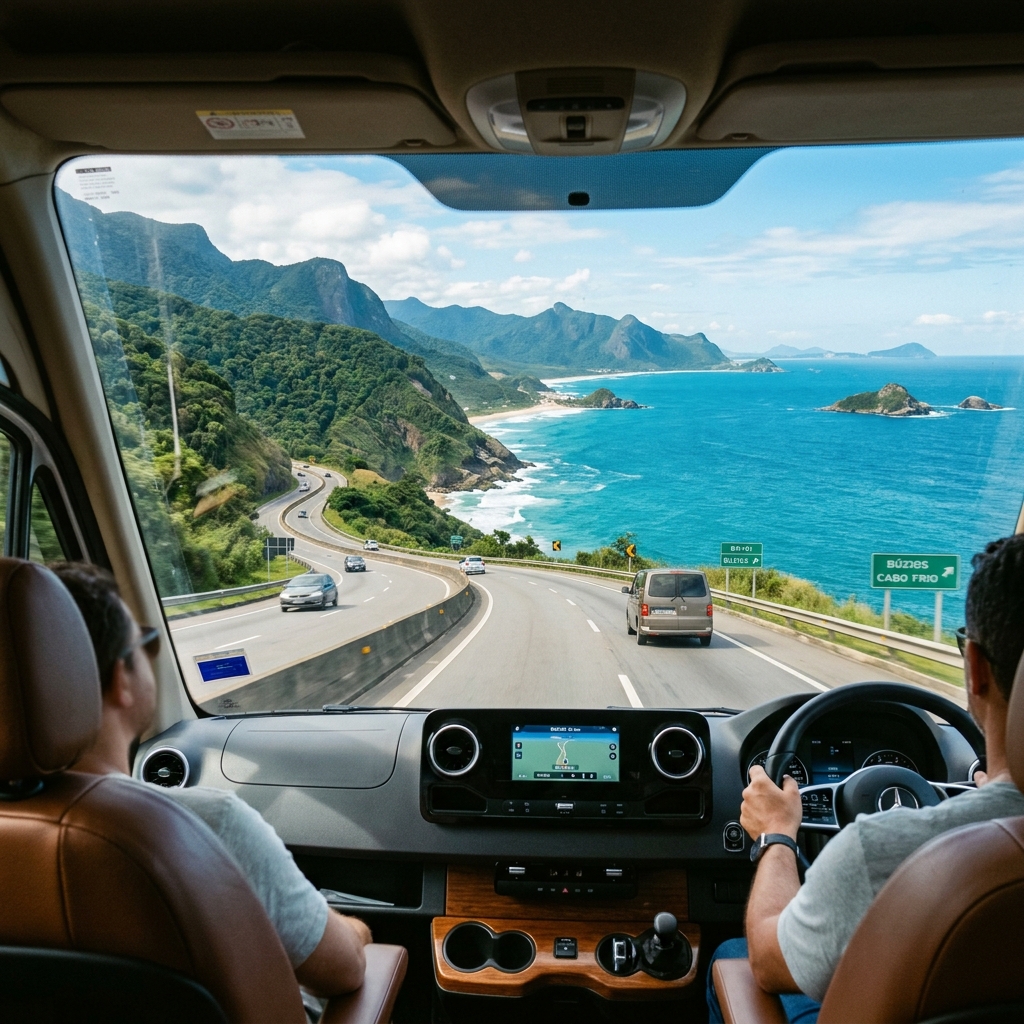 Viagem de van para Búzios e Petrópolis