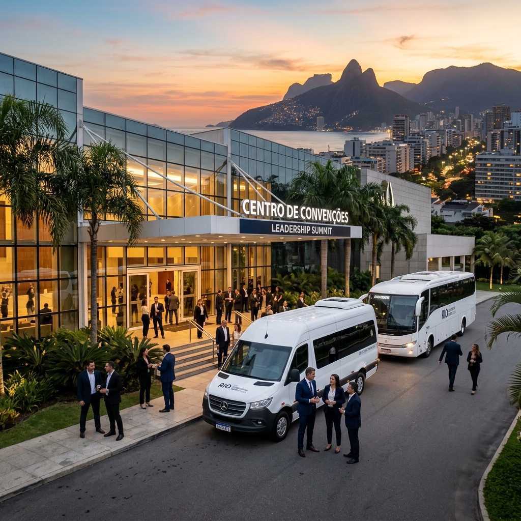 Van executiva para eventos corporativos no Rio